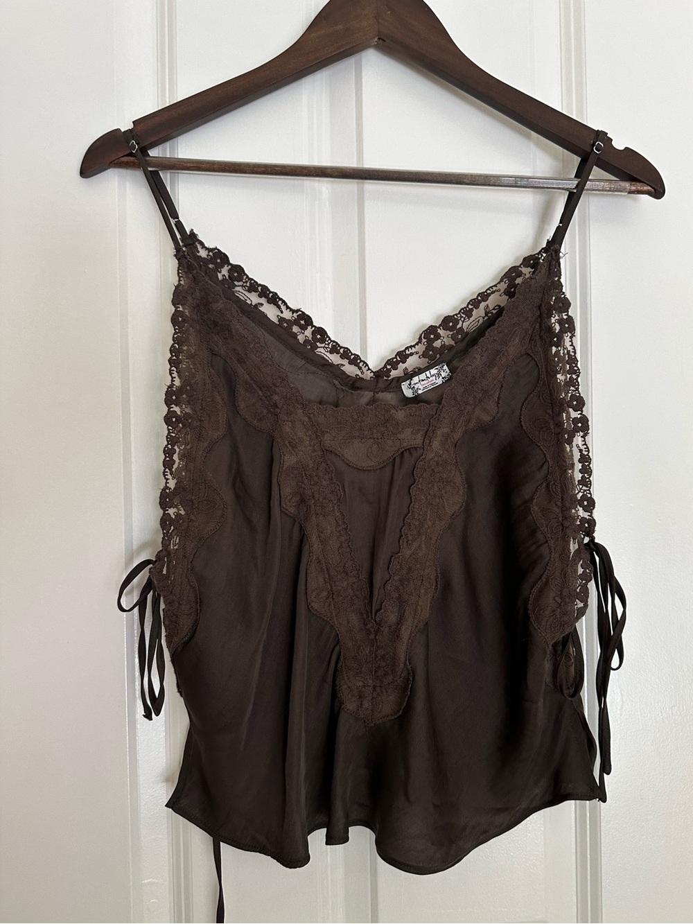 Free People "Someone Like You" Cami in Brown, M - Picture 2 of 3